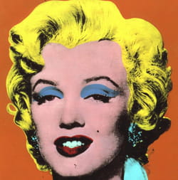 Andy Warhol represents Marilyn Monroe
