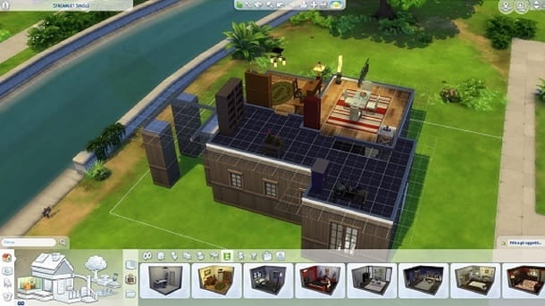The Sims 4 house building
