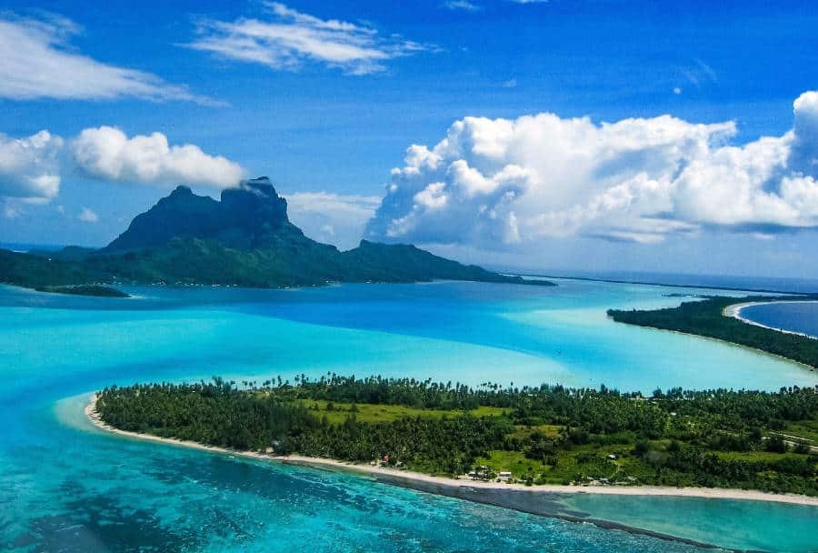 The island of Bora Bora