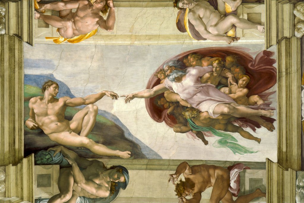 The Creation of Adam Michelangelo
