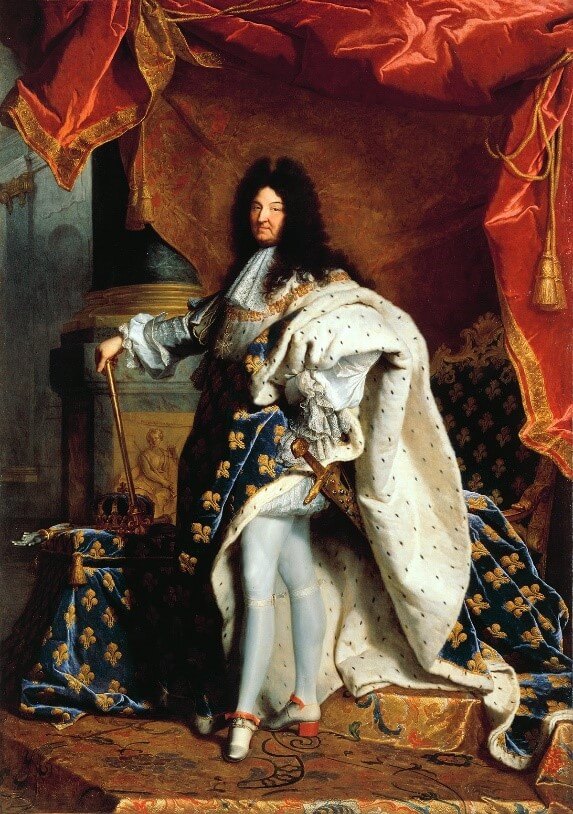 Official portrait of Louis XIV